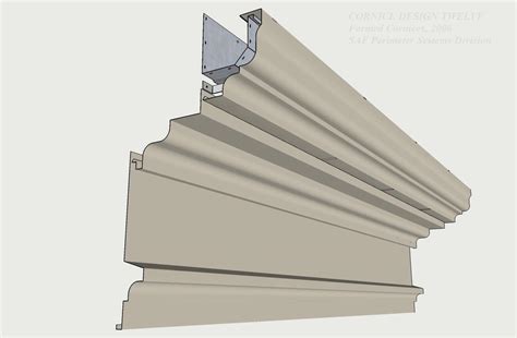 cornice box with metal trim|Metal Cornices .